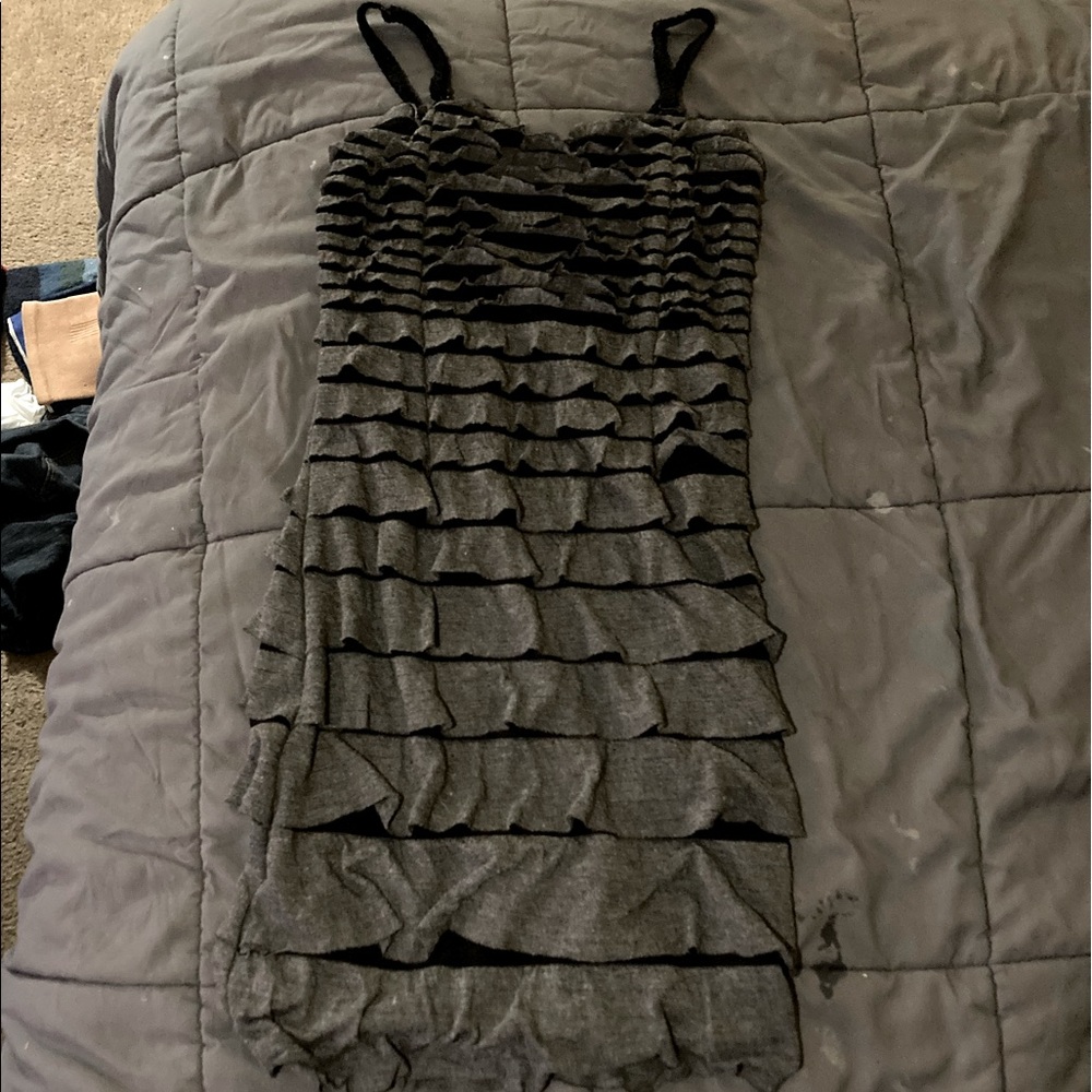 Ruffled Slip Dress